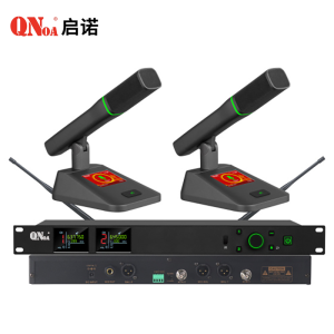 启诺 QN-SWM620真分集一拖二无线麦克风 黑(台)