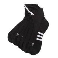 ADIDAS阿迪达斯袜子运动休闲舒适透气男女短袜三双装IC9519 C