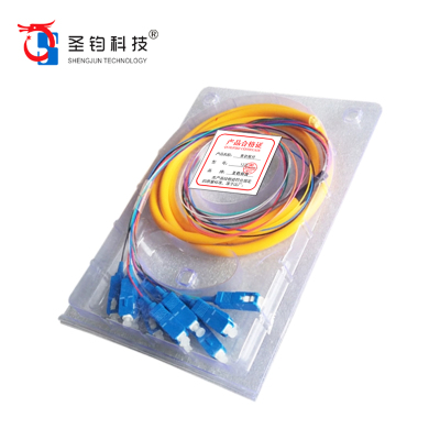 圣钧科技 12芯SC单模束状尾纤光纤跳线 /条
