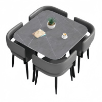 悦兴诚洽谈桌 一桌4椅80*75cm 套