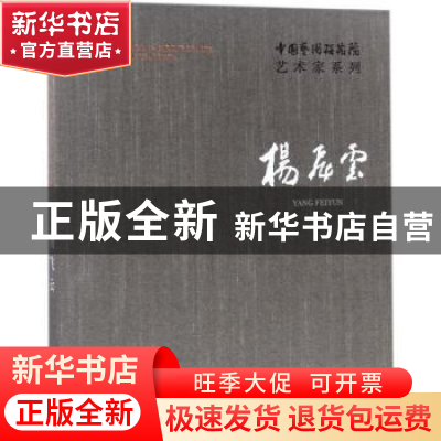 正版 中国艺术研究院艺术家系列:杨飞云 连辑主编 文化艺术出版