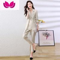 七斓休闲西装套装女士套高级感气质西服职业正装职业干练气质女装