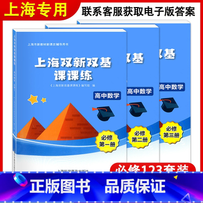 必修第一册+第二册+第三册 高中通用 [正版]上海双新双基课课练 高中数学 必修1必修2必修3 第一二三册 选择性必修