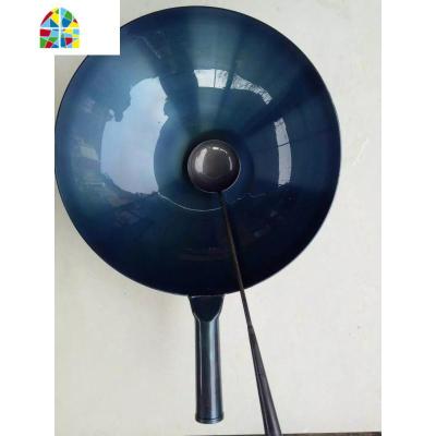 已开锅涂层锅不锈少油烟老式圆底熟铁锅炒锅加厚健康 FENGHOU 30木柄1.3kg1-2人用