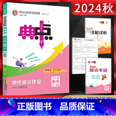 数学 七年级上 [正版]2024秋典中点七年级数学上册人教版RJ 荣德基点中典初一7年级上学期一课一练同步课时作业本辅导