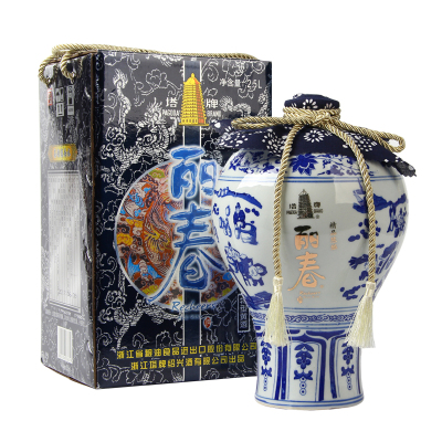 塔牌绍兴黄酒正宗丽春酒2.5L礼盒装特型半甜黄酒手工冬酿糯米黄酒