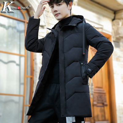 NEWLAKE棉衣男冬季外套2019新款加厚棉袄中长款潮流保暖羽绒棉服男士冬装棉衣