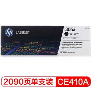 惠普 CE410A 原装黑色硒鼓 305A (适用M351a/M451dn/M451nw/M375nw/M475dn)