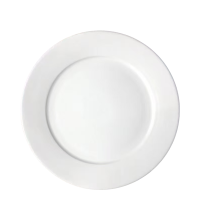 山水本色 食品级耐高温密胺盘子平盘碟子 11寸 个