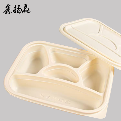 鑫扬赢 可降解一次性五格餐盒 1150ml 件