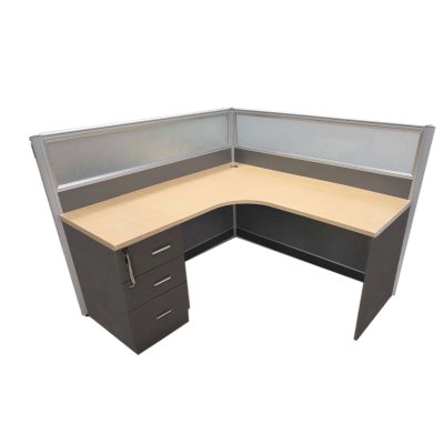 办公卡位办公桌 1600*1600*1090mm