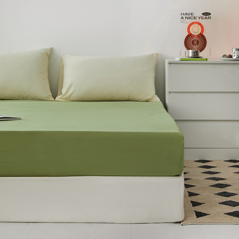 纯色全棉水洗棉单品床笠床垫保护罩纯棉床包榻榻米防尘罩