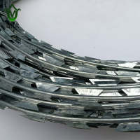 鑫优众 镀锌刀片刺绳 圈径50cm 10千克/ 卷