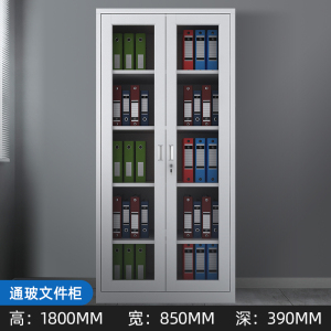 东升顺凭证柜钢制办公室档案柜财务资料柜书柜储物柜带锁铁皮柜子文件柜
