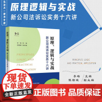 2024新书 原理 逻辑与实战 新公司法诉讼实务十六讲 李皓 主编 陈樱娥 副主编 法律出版社