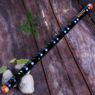 笛子竹笛初学者一节入横笛儿童学生成人男女炎竹笛零基础fg调笛子黑色C