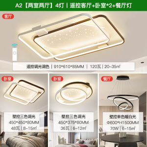 雷士照明新款北欧星空灯客厅主灯现代简约吸顶灯具全屋套餐灯具套餐
