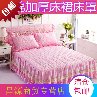 单件加厚防滑床笠可水洗床裙床罩保护套1.8x2.0