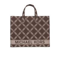 迈克·科尔斯(MICHAEL KORS)女士单肩包潮牌提花徽标链条斜挎包棉