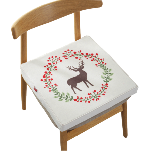 美帮汇田园风布艺棉麻小清新海绵坐垫高回弹椅垫防塌陷榻榻米