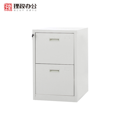 [理政]钢制矮柜 铁皮文件柜 办公柜 斗柜 挂劳柜 卡箱抽屉柜 二斗卡箱