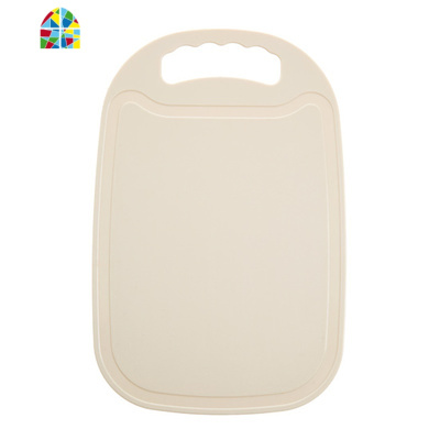 小麦切菜板砧板案板厨房刀板塑料家用水果大号宝宝辅食擀面板 FENGHOU 米白(中号)40*24*0.8