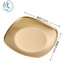 攸 小号金色烤盘 17.5*12cm 个