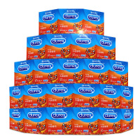 杜蕾斯(Durex)避孕套大胆爱3只装*24盒共72只装超薄款润滑安全套 计生用品