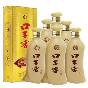 口子窖白酒高度5年型五年型50度550ML*6整箱装白酒容量升级版节日送礼