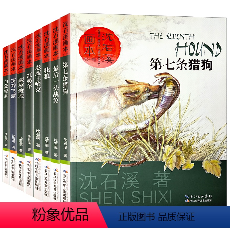 [沈石溪+杨红樱+曹文轩]画本全套23册 [正版]沈石溪动物小说全集十大经典必读珍藏版全套画本系列儿童文学后一头战象狼王