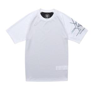 Asics/亚瑟士男士排汗速干运动 volley 排球短袖上衣白色运动T恤