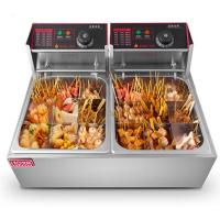 商用双缸9格关东煮机器煮面炉电炸炉麻辣烫锅串串香设备