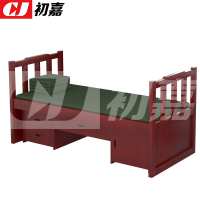 初嘉(CJ)单人床单层床木质公寓宿舍床营区家具单人床 B款