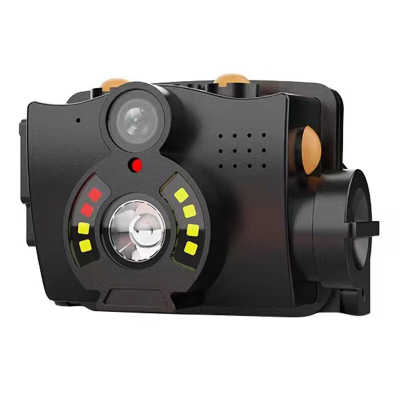 光源速照明GYS5135A多功能摄像头灯头戴式感应灯32G高清记录仪黑色