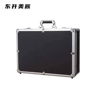 东升美辰 黑色手提收纳箱43.5*32*13.5cm DS-XS445 个