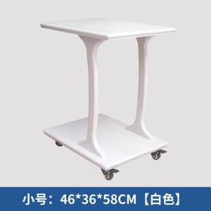 北欧可移动实木边几客厅沙发边桌角几柜带轮写字桌子小茶几床头桌