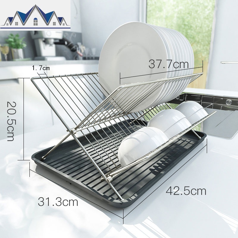 厨房沥水架筷子勺子滤碗架收纳架厨房可折叠凉碗架奶瓶晾干沥水架 三维工匠