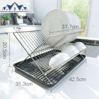 厨房沥水架筷子勺子滤碗架收纳架厨房可折叠凉碗架奶瓶晾干沥水架 三维工匠