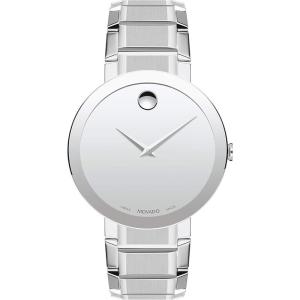 Movado/摩凡陀Swiss Quartz男士石英防水不锈钢商务简约经典腕表