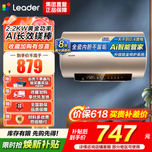 海尔(Haier)智家出品Leader统帅热水器[咨询客服享补贴] 电热水器50升LD5S一级能效出租房家用小尺寸
