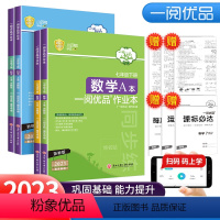 7下 数学+科学 浙教版 七年级/初中一年级 [正版]2023新版 一阅优品作业本七年级下册数学科学全套浙教版AB本初