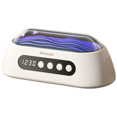 纽曼PBS003 无线蓝牙音箱 白噪音枕边睡眠音响助眠仪 迷你时钟音响闹钟定时关机