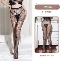 九里晴川SW036蛛网裤袜丝袜ins风性感蛛网镂空显瘦时尚情趣丝袜 九里晴川SW036[蛛网裤袜] 均码
