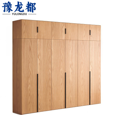 豫龙都实木衣柜2.2m台