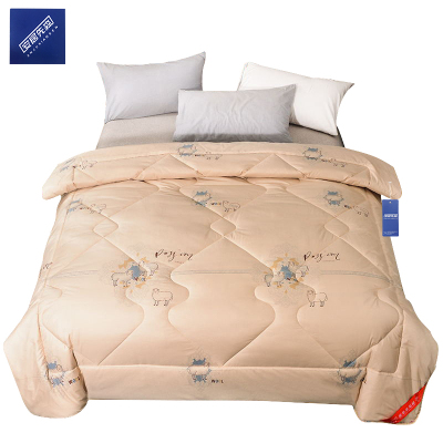 安居先森 100%纯羊毛臻爵2800g羊毛被 200*230cm 驼