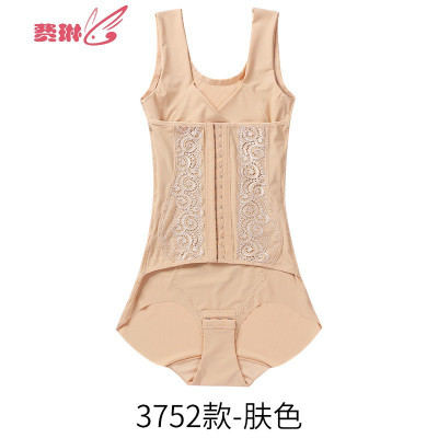 加强版连体塑身衣束腰产后提臀收腹束身衣大码塑形美体内衣女薄款费琳