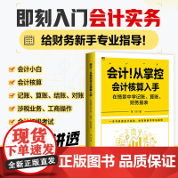会计从掌控会计核算入手 在情景中学记账算账财务报表 会计实务做账方法 财务报表分析基础学会计图书籍