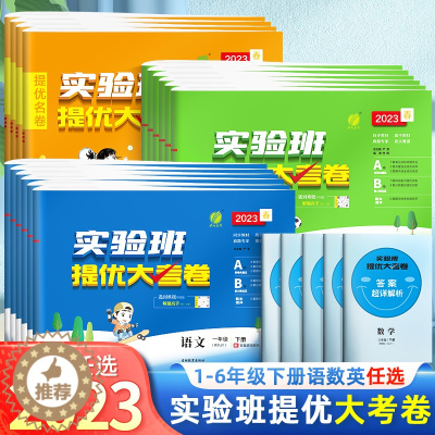 [醉染正版]2023秋实验班提优大考卷一年级二年级三四五六年级上册下册小学试卷测试卷全套语文数学英语人教版北师大苏教同步