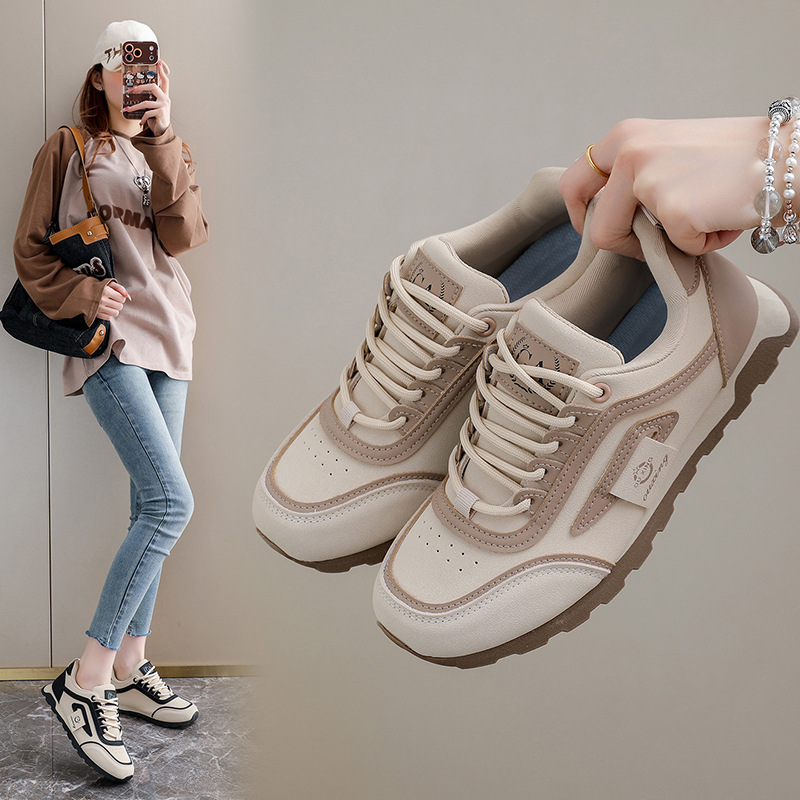 20266春季老爹鞋新款韩版ins女学生厚底增高运动板鞋休闲鞋