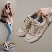 20266春季老爹鞋新款韩版ins女学生厚底增高运动板鞋休闲鞋